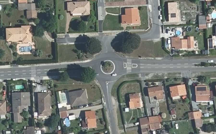 Vue aérienne du Rue Georges Clemenceau