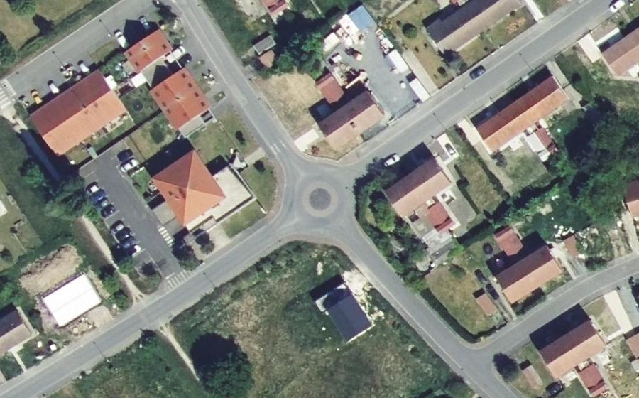 Vue aérienne du Allée F