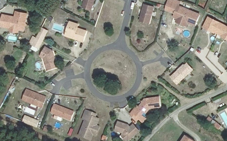 Vue aérienne du Impasse Layère