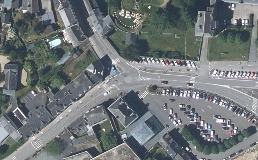 Vue aérienne du Place Charles de Gaulle