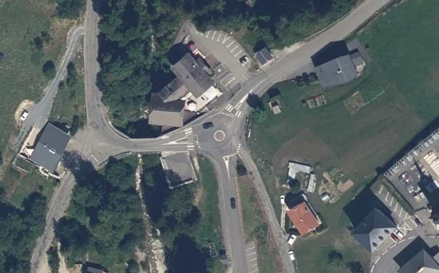 Vue aérienne du Route de la Tassonnière