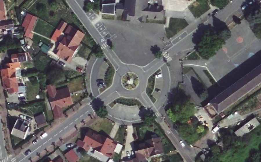Vue aérienne du Place Beaulieu