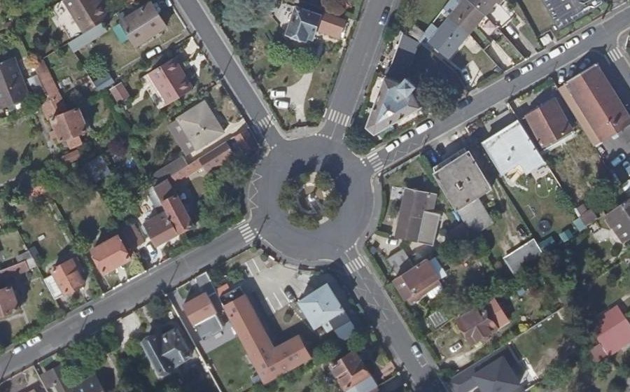 Vue aérienne du Place de la République