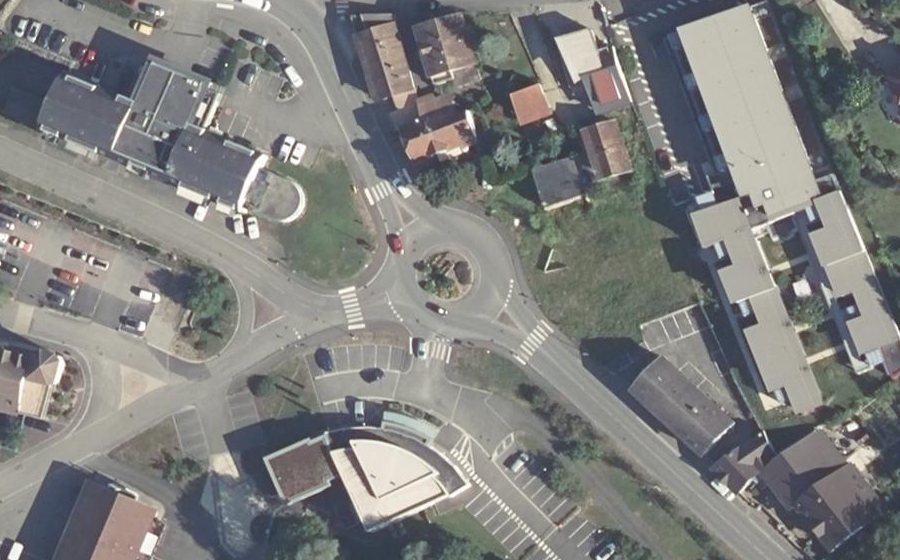 Vue aérienne du Rue du Maréchal Joffre