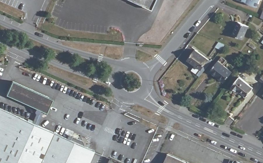 Vue aérienne du Rue d'Armor