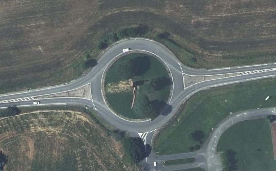 Vue aérienne du Route de Réalmont