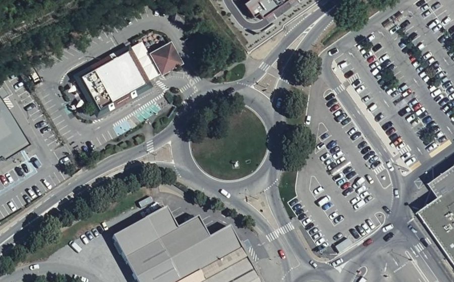 Vue aérienne du Rond-Point de Saint-Christophe