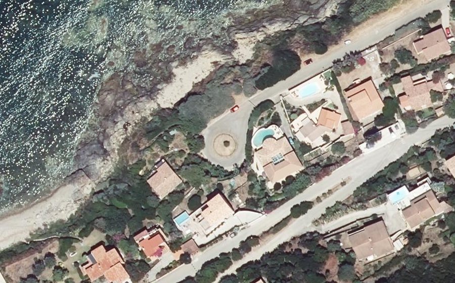 Vue aérienne du Stretta d'a Calzetta