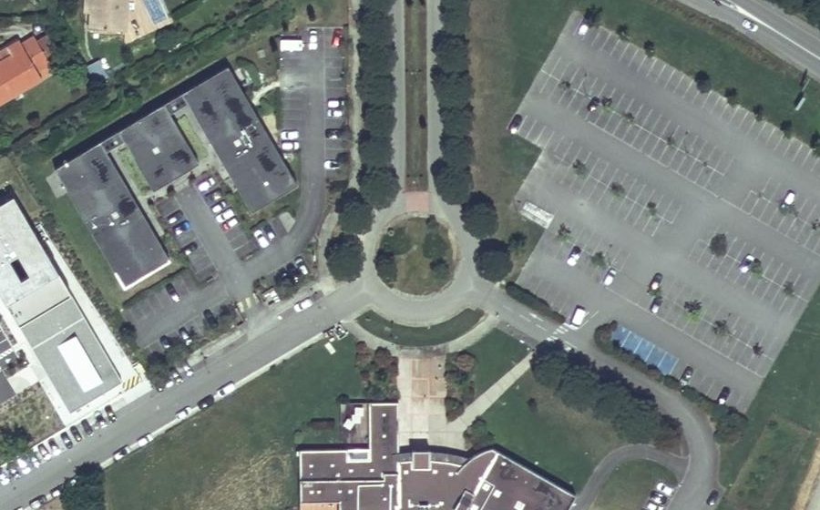 Vue aérienne du Rue de Cabanis