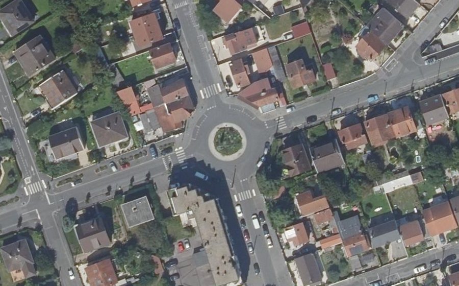 Vue aérienne du Place Gambetta