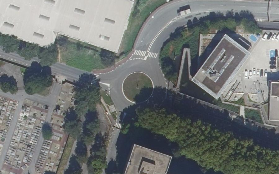 Vue aérienne du Rue Anatole Sigonneau