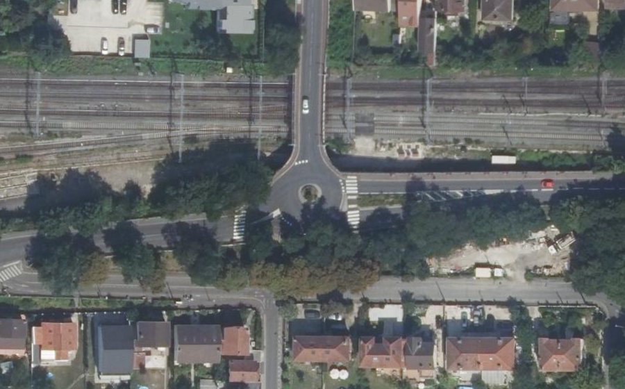 Vue aérienne du Pont Maillard