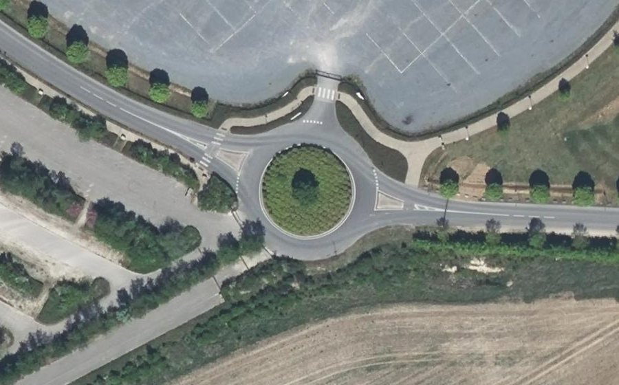 Vue aérienne du Rue Jean Bagnost