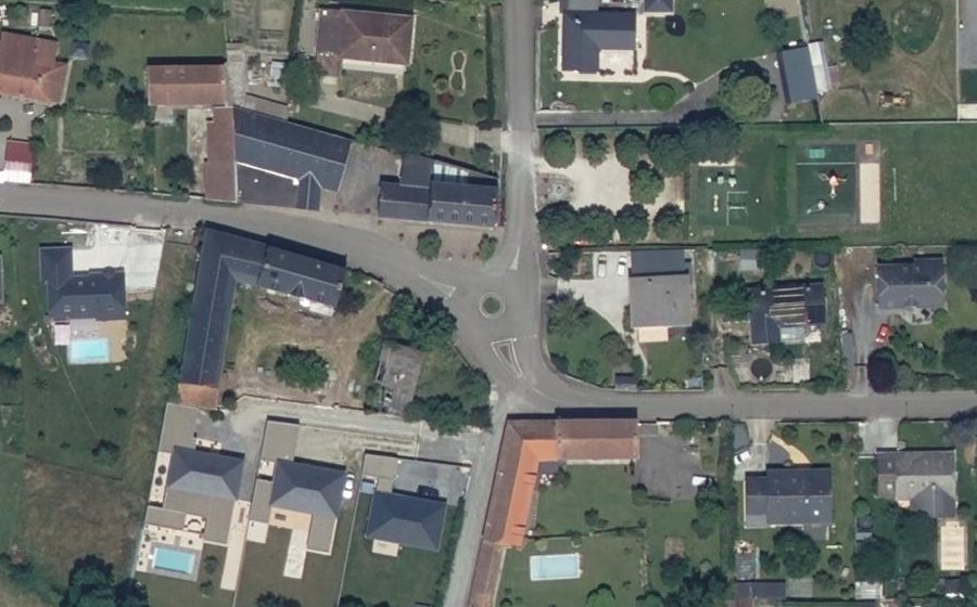 Vue aérienne du Place Saint-Pierre