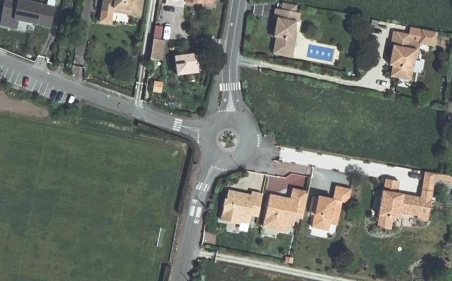 Vue aérienne du Rue du Moulin Neuf