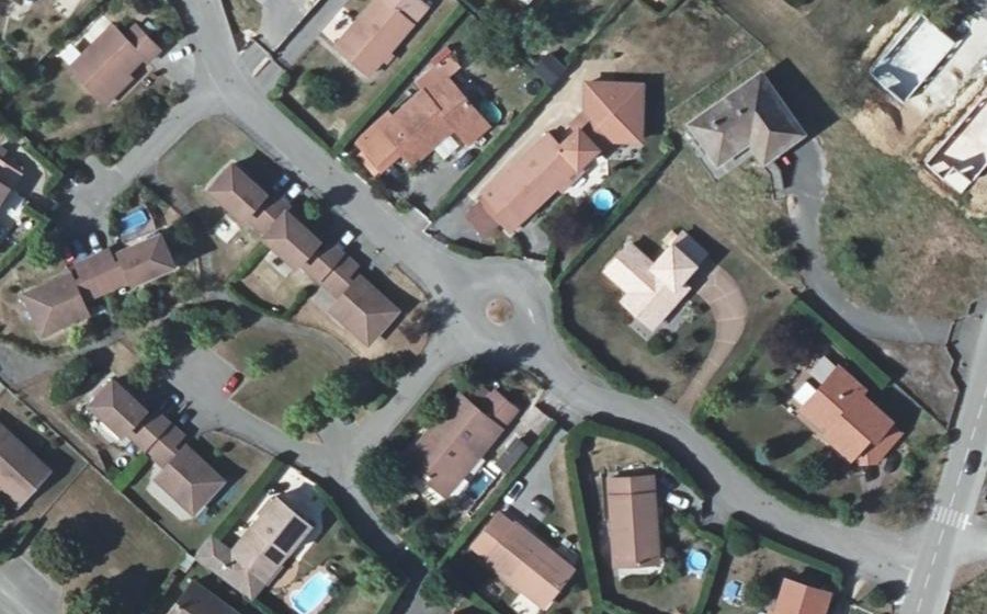 Vue aérienne du Impasse des Pierres Plantées
