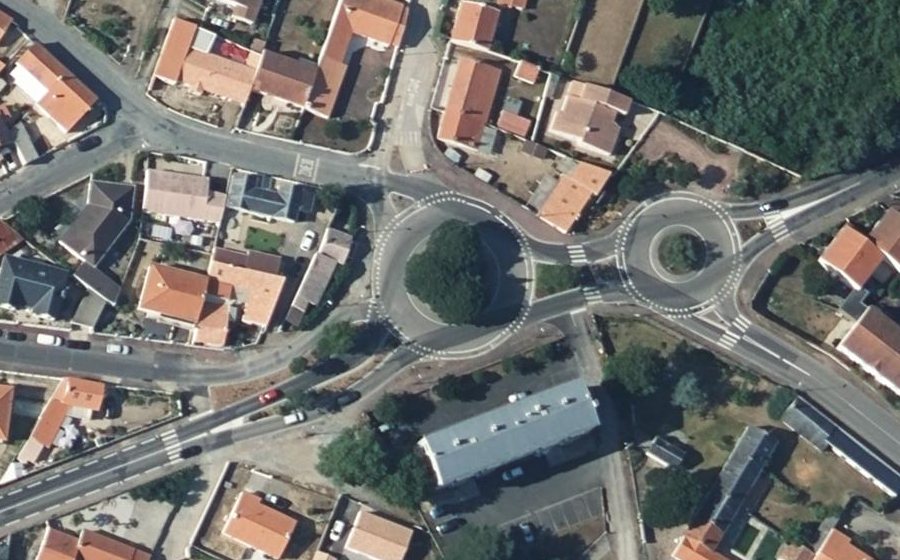 Vue aérienne de la Place du Missenit