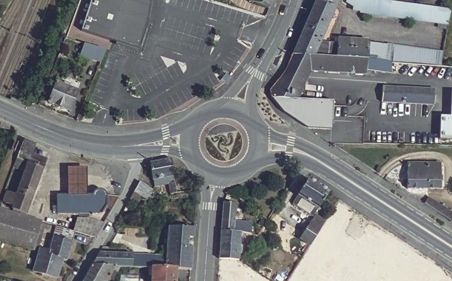 Vue aérienne du Rue des Alouettes