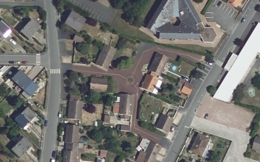 Vue aérienne du Rue Jean Jaurès