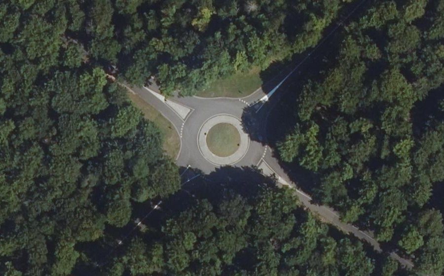 Vue aérienne du Carrefour de Recloses
