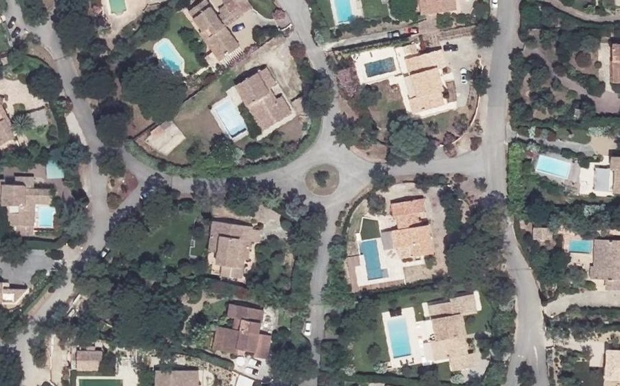 Vue aérienne du Allée de la Chêneraie