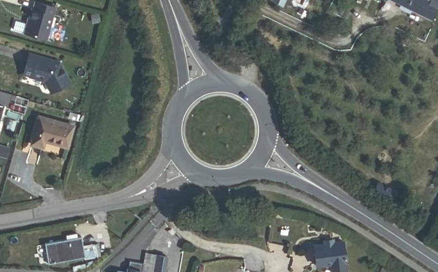 Vue aérienne du Giratoire du Tadorné