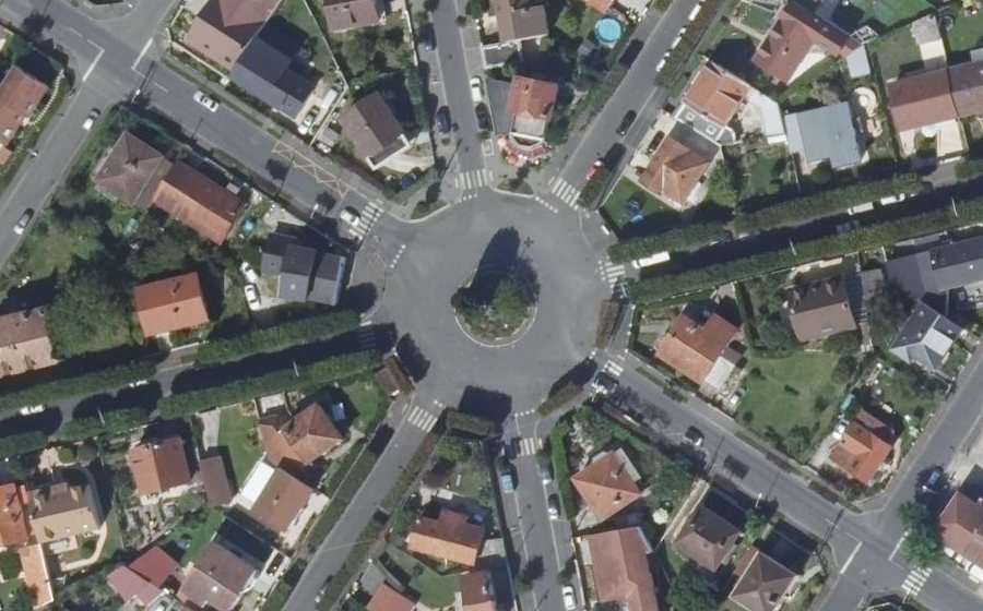 Vue aérienne du Place de la République