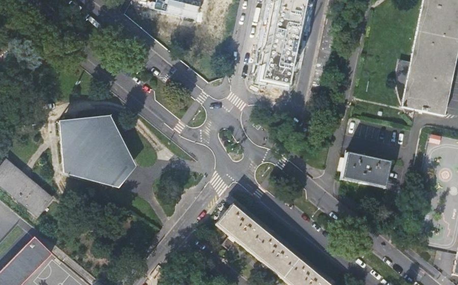 Vue aérienne du Avenue Henri Ouzilleau