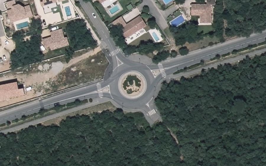 Vue aérienne du Avenue Hélie Denoix de Saint-Marc
