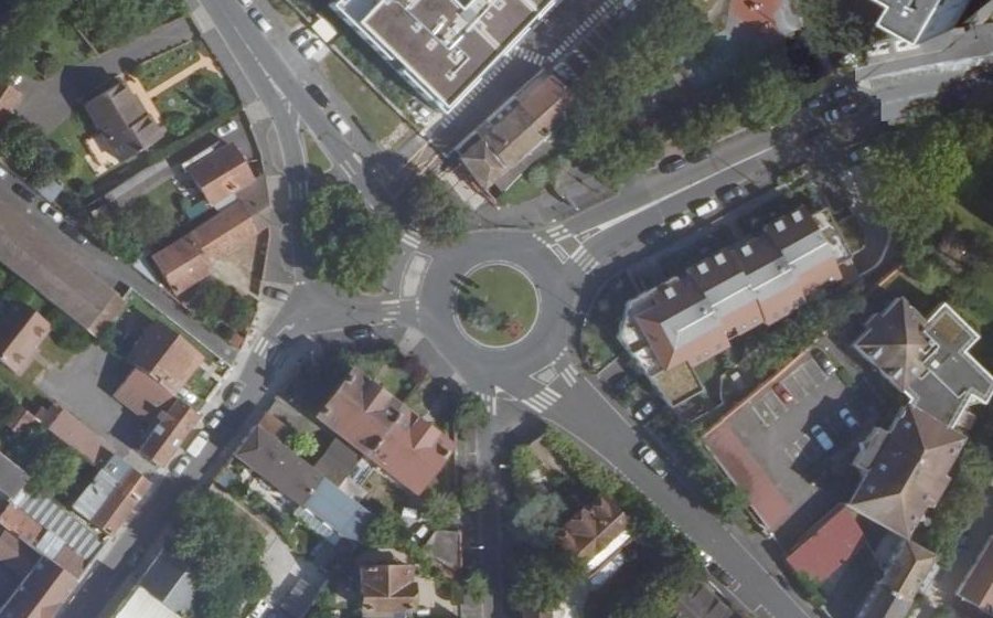 Vue aérienne du Place Breton