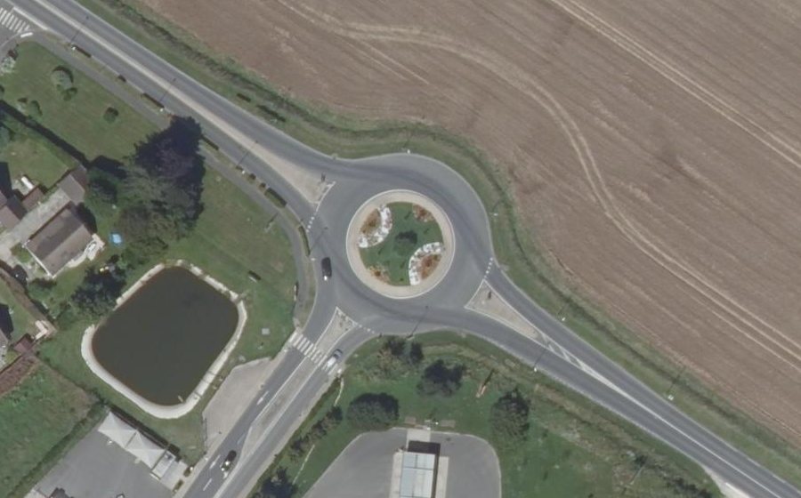 Vue aérienne du Rue de Troyes
