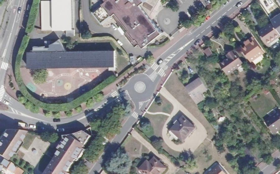 Vue aérienne du Avenue de l'Amiral Lemonnier
