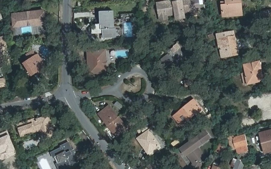 Vue aérienne du Rue des Alouettes