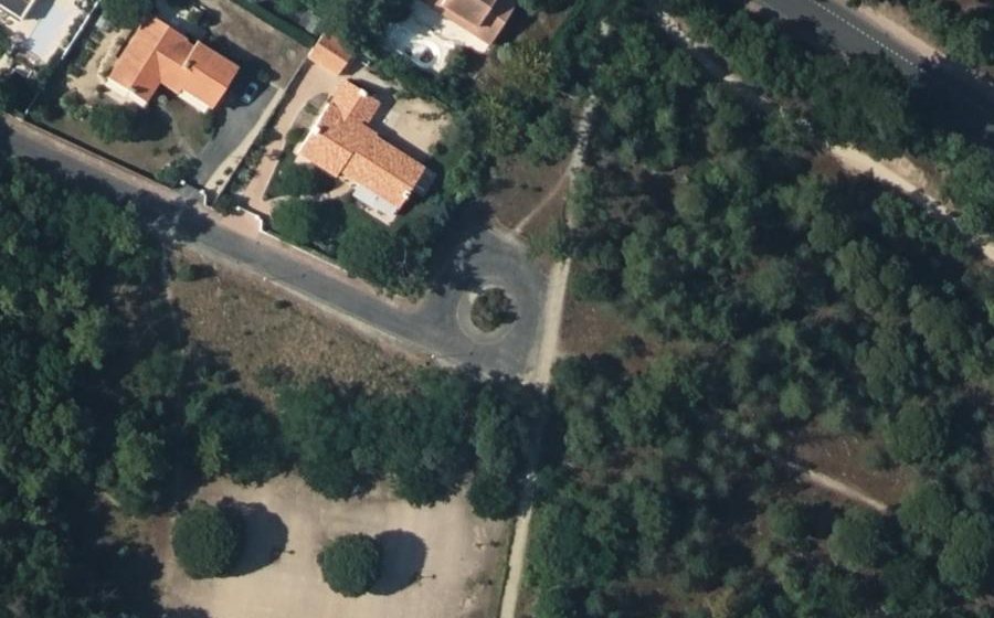 Vue aérienne du Rue du Poitou