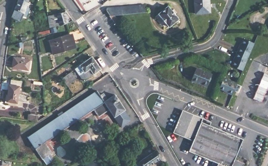 Vue aérienne du Giratoire Sainte-Geneviève