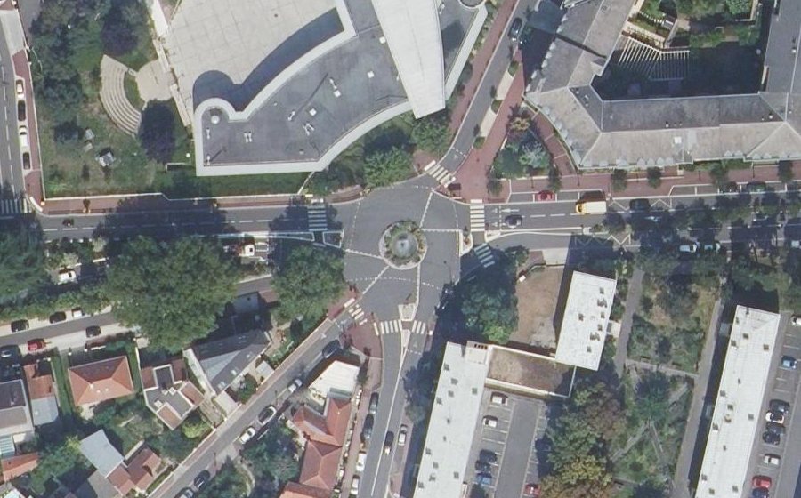 Vue aérienne de la Place d’Arménie Hayastan
