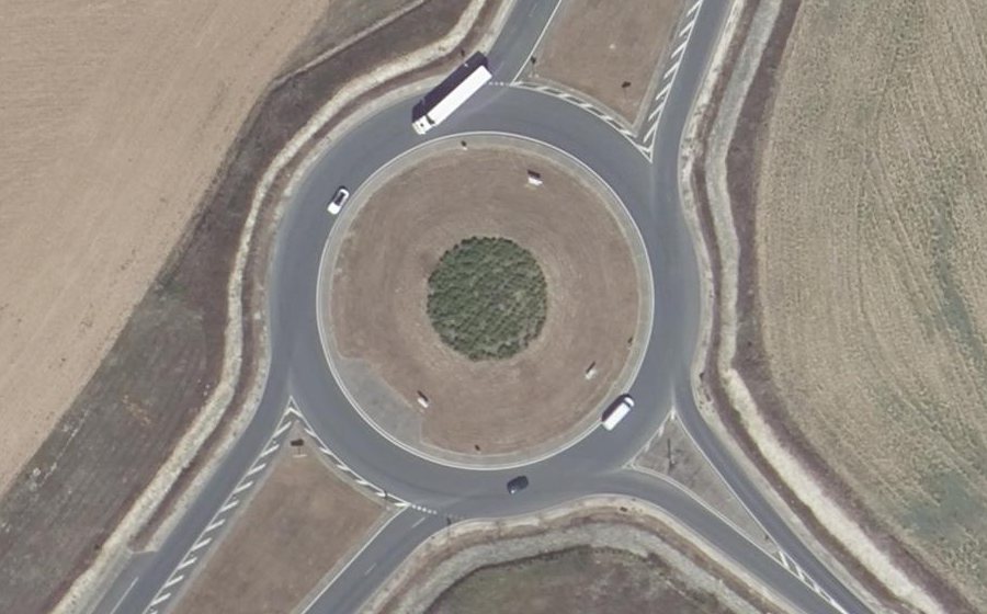 Vue aérienne du Porte de Sancerre