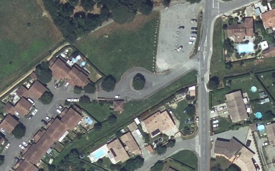 Vue aérienne du Rue des Lièvres