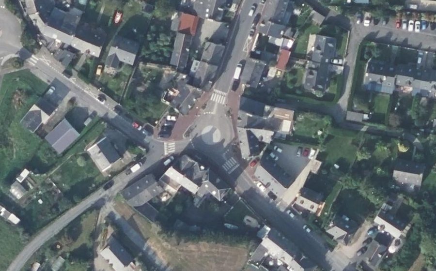 Vue aérienne du Rue de la Carrée