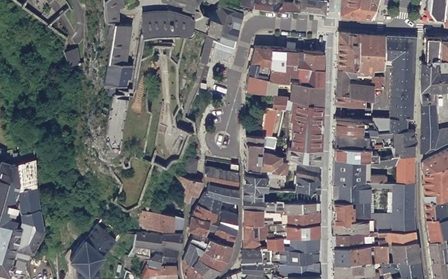 Vue aérienne du Rue du Fort