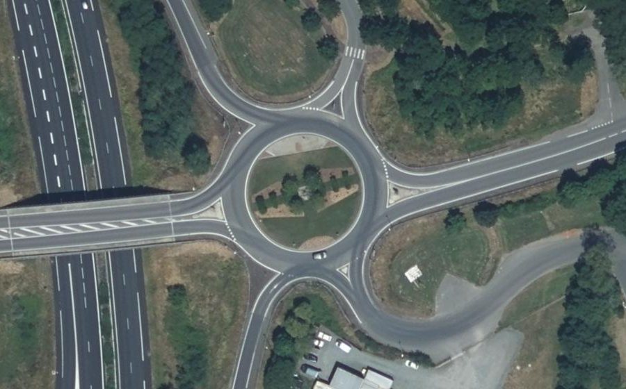Vue aérienne du Porte de Cholet