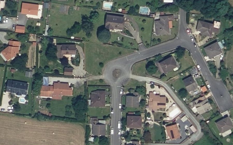 Vue aérienne du Rue Jean Moulin