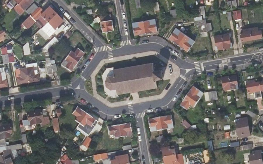 Vue aérienne du Place Saint-Ferdinand