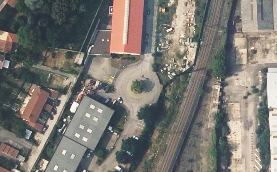 Vue aérienne du Chemin du Pras