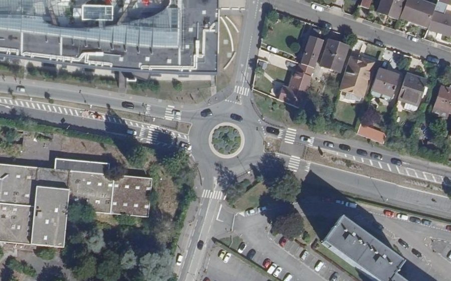 Vue aérienne du Avenue Henri Barbusse