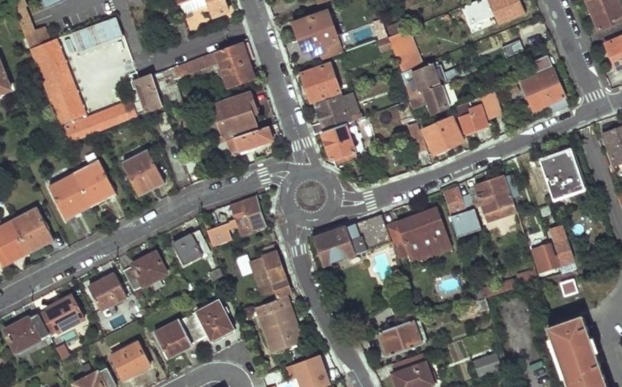 Vue aérienne du Rue Jules Tellier