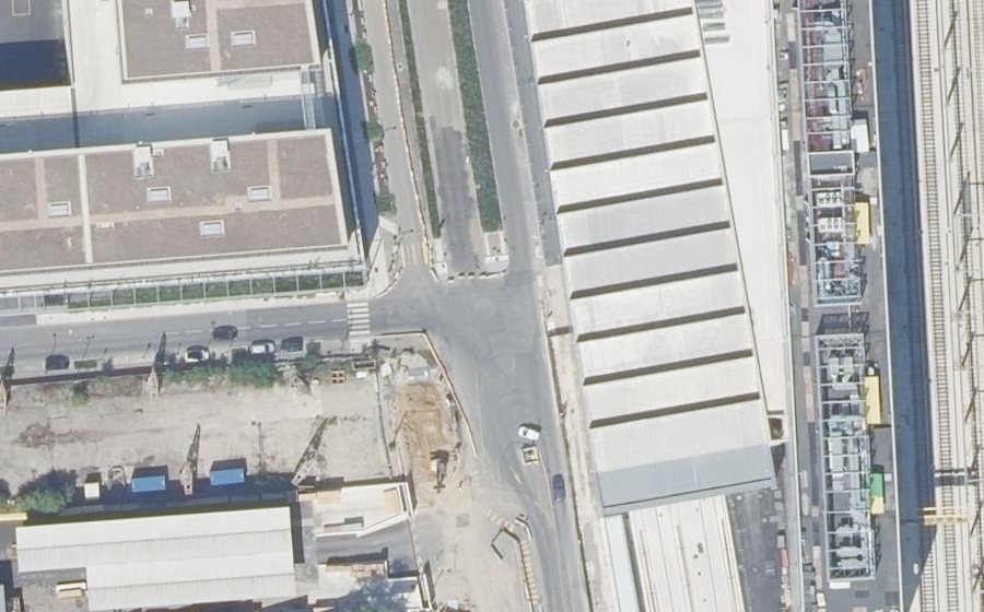 Vue aérienne du Rue Léon Geffroy