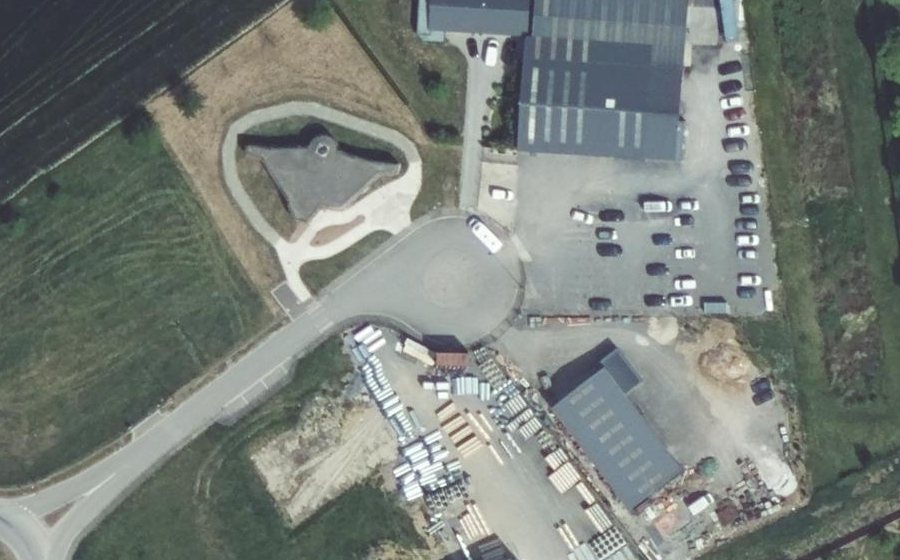 Vue aérienne du Chemin de la Wissche