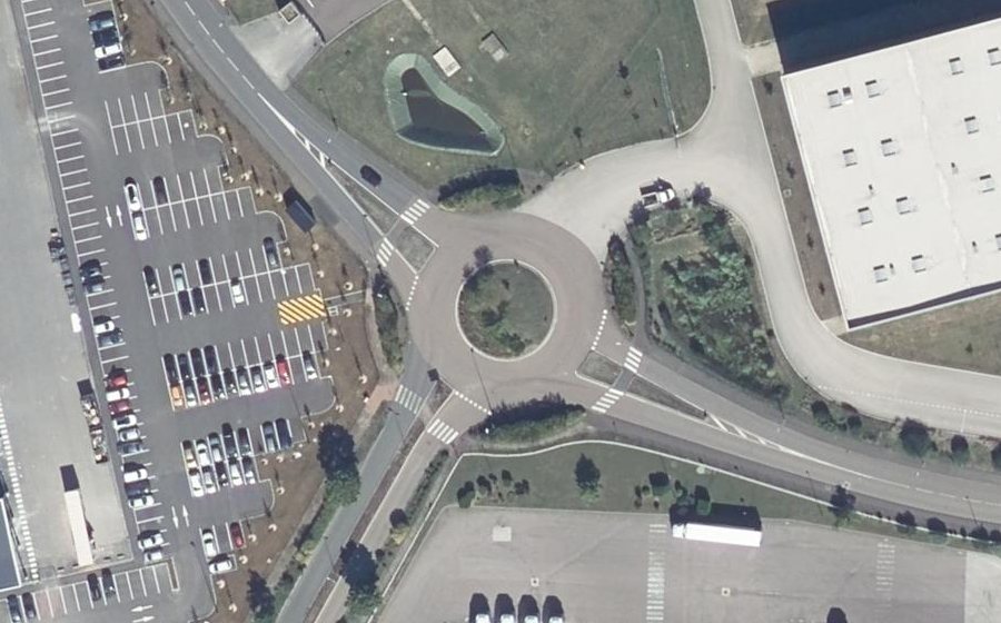 Vue aérienne du Rue André-Marie Ampère
