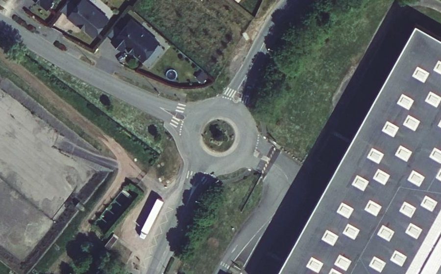 Vue aérienne du Avenue Antoine Pinay